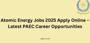 Atomic Energy Jobs 2025