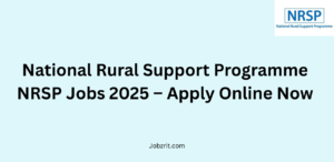 National Rural Support Programme NRSP Jobs 2025